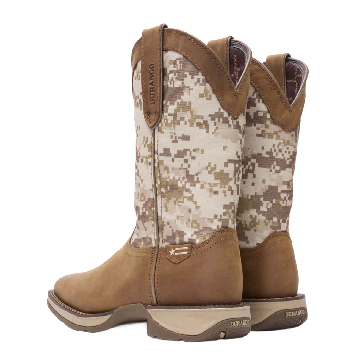 Durango Men's Rebel Desert Camo Pull-on Soft Toe Work Boot Work Boots Durango