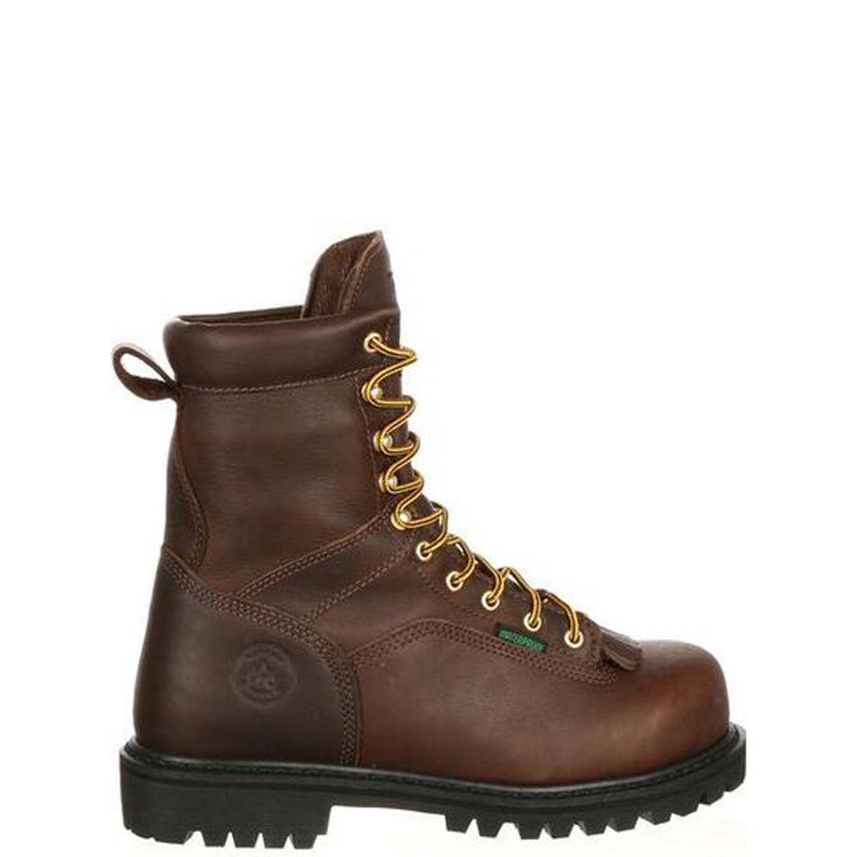 Georgia Boot Men&#39;s Lace-to-Toe 8&quot; Waterproof Steel Toe Logger Boot - Work World - Workwear, Work Boots, Safety Gear