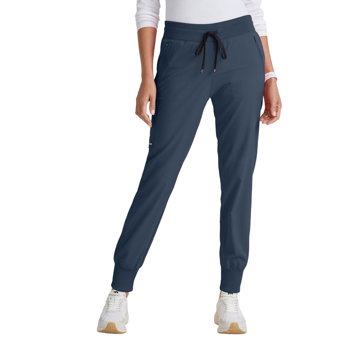 Grey's Anatomy Women's Eden 5 Pocket Scrub Jogger Pant Scrubs Grey's Anatomy Steel 2XL Reg