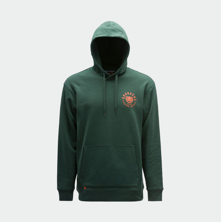 Grundéns Men's Displacement DWR Graphic Hoodie Sweatshirts & Hoodies Grundens Deep Forest 2XL Reg