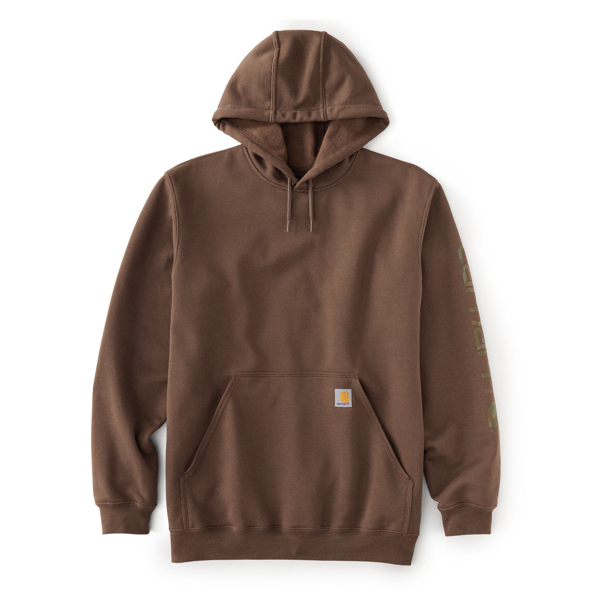 Carhartt Men's Signature Logo Hooded Pullover Sweatshirt