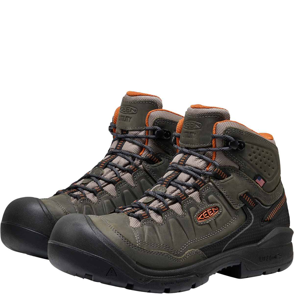 KEEN Utility Men's Targhee IV Waterproof Work Carbon Toe Work Boot Work Boots KEEN Utility