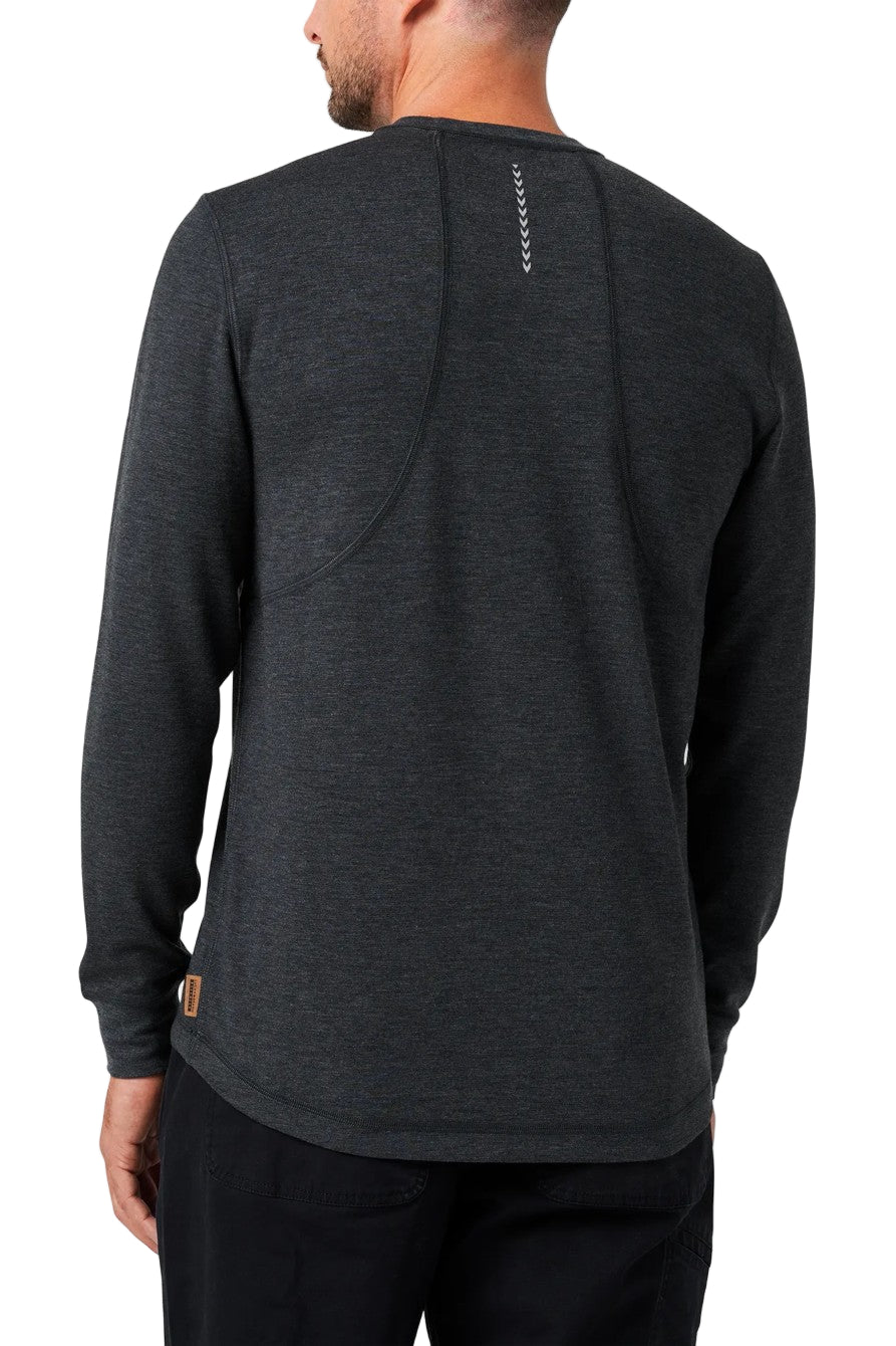 Lucky Brand Workwear Men's Performance Textured Knit Pocket Long