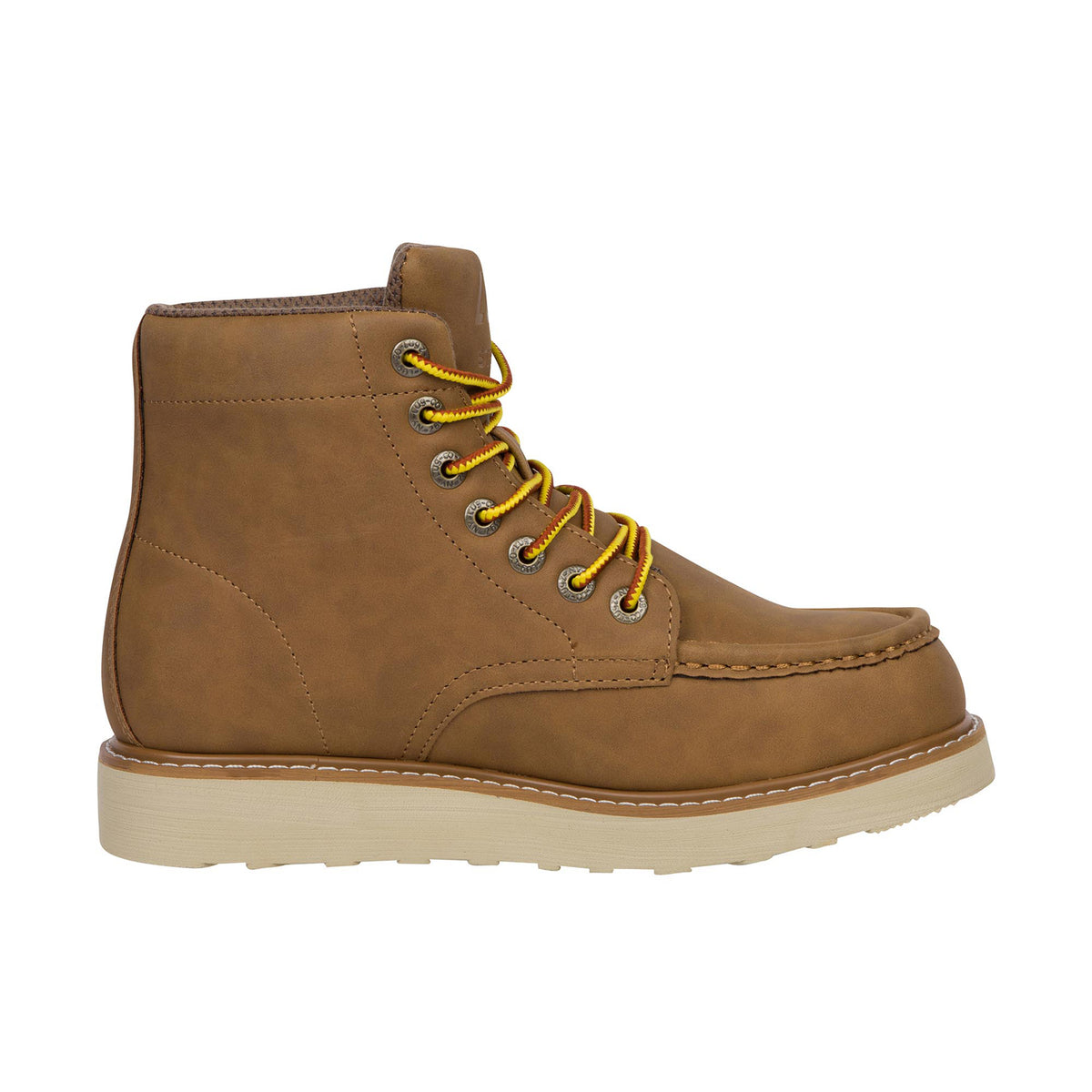 Lugz Men's Monterey Steel Toe Work Boot Work Boots Lugz Dark Cashew Cream 10 W