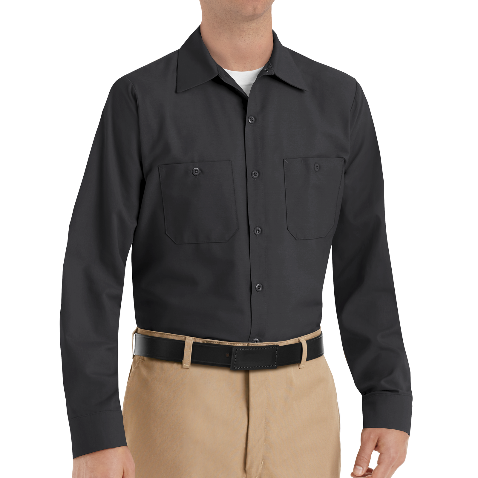 Red Kap Men's Industrial Long Sleeve Work Shirt - Work World - Workwear, Work Boots, Safety Gear