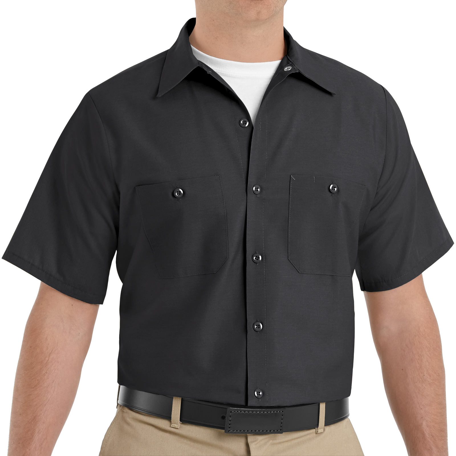 Red Kap Men's Industrial Short Sleeve Work Shirt - Work World - Workwear, Work Boots, Safety Gear