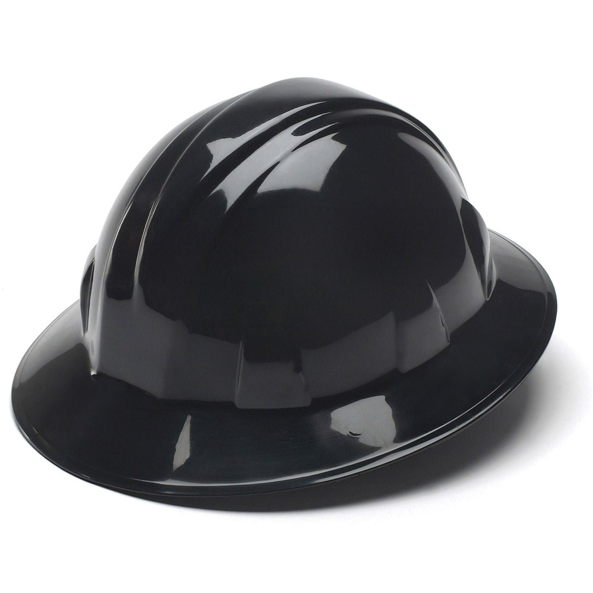 Pyramex SL Series Full Brim Hard Hat_Black - Work World - Workwear, Work Boots, Safety Gear