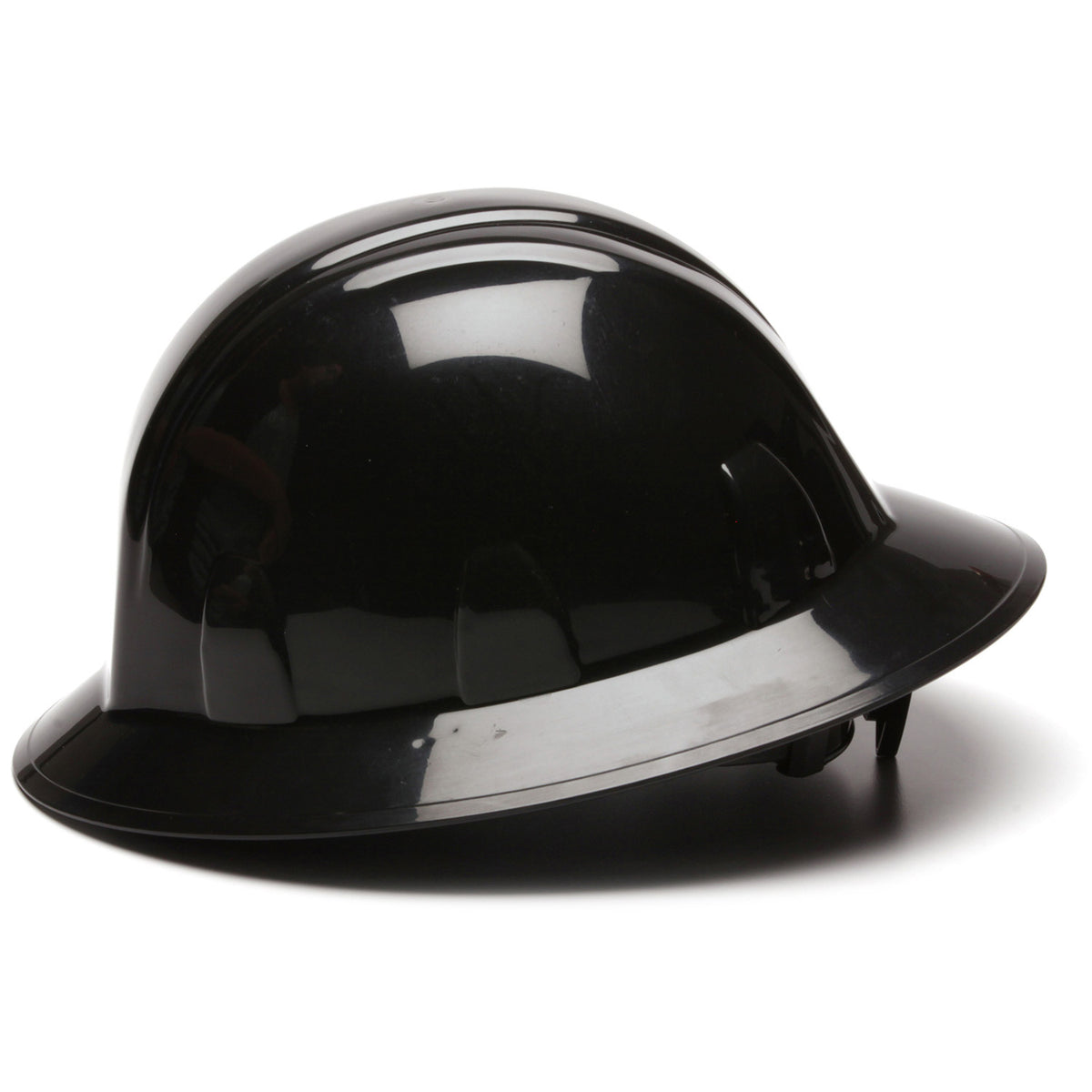 Pyramex SL Series Full Brim Hard Hat_Black - Work World - Workwear, Work Boots, Safety Gear