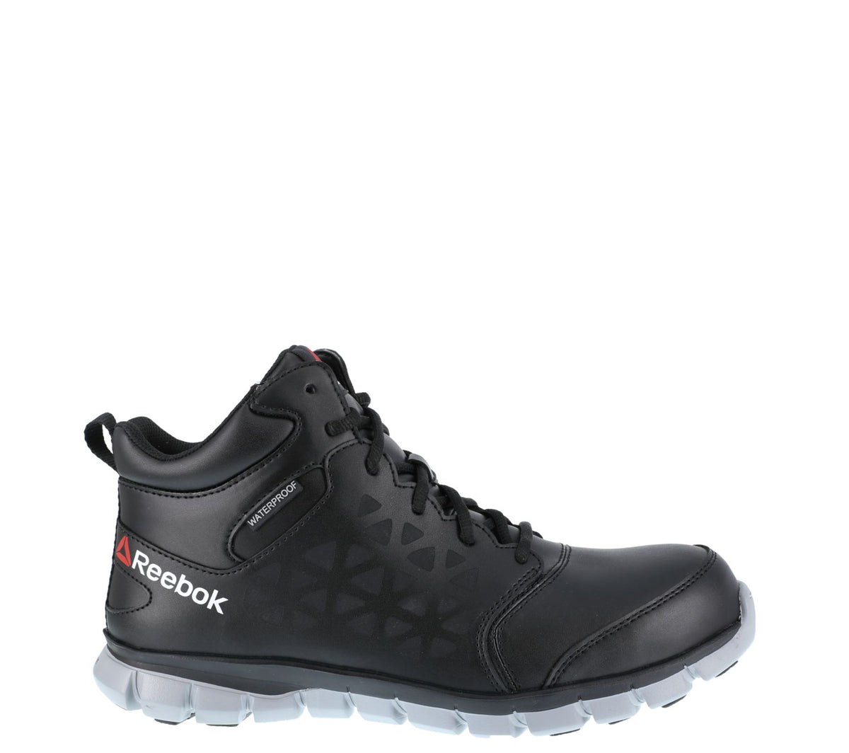 Reebok Work Men&#39;s Sublite Cushion Waterproof Comp Toe Mid Shoe - Work World - Workwear, Work Boots, Safety Gear