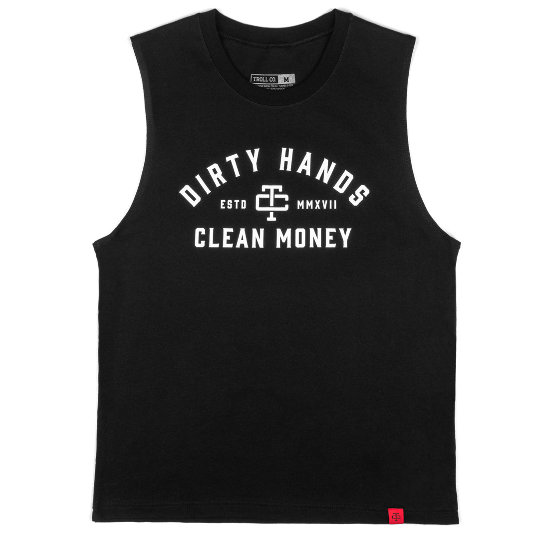 Troll Co. &quot;Dirty Hands Clean Money&quot; Classic Muscle Tank - Work World - Workwear, Work Boots, Safety Gear
