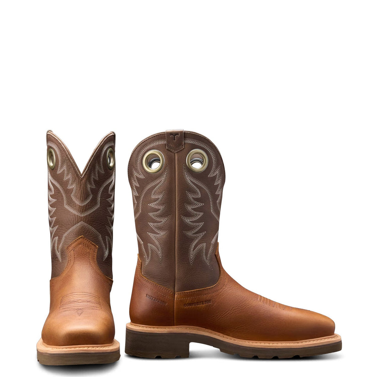 Tecovas Men's LongHaul Waterproof 11" Square Comp Toe Work Boot Work Boots Tecovas