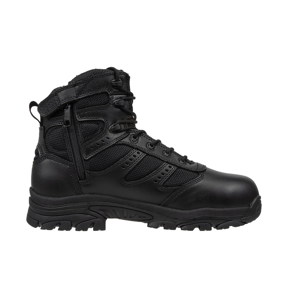 Thorogood Men's The Deuce 6 Inch Tactical Side-zip Comp Toe Work Boots Thorogood Black 10 M