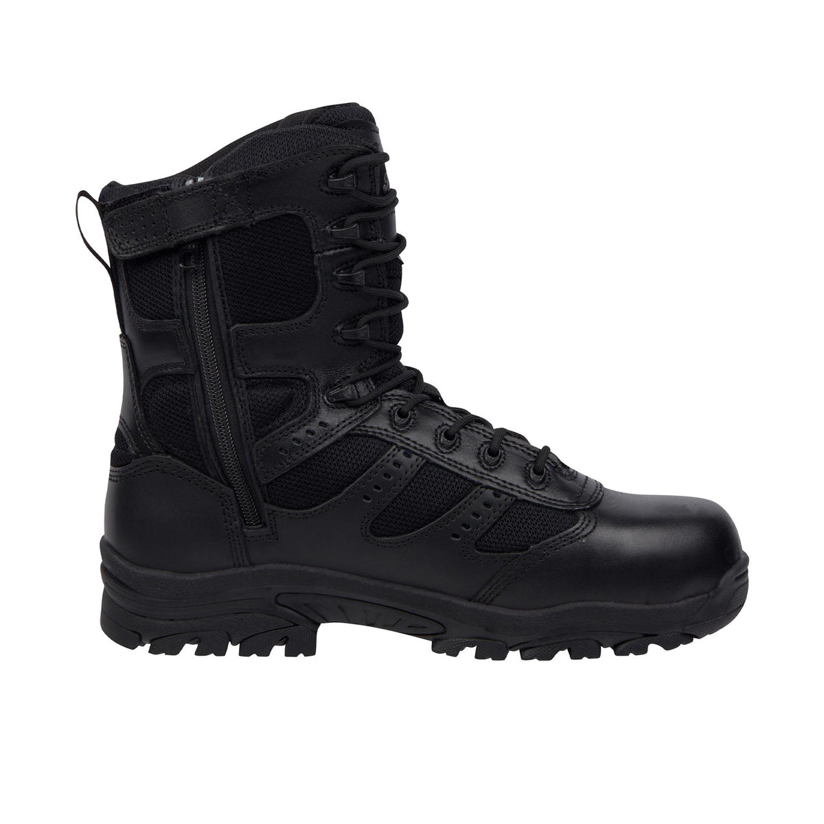 Thorogood The Deuce Series 8 Inch Tactical Side-zip Boot Comp Toe Work Boots Thorogood Black 10 M