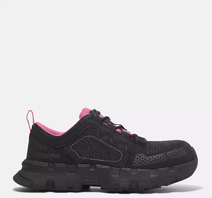 Timberland PRO Women's Powertrain EV Comp Toe Athletic Work Sneaker Work Shoes Timberland PRO Black 10 M
