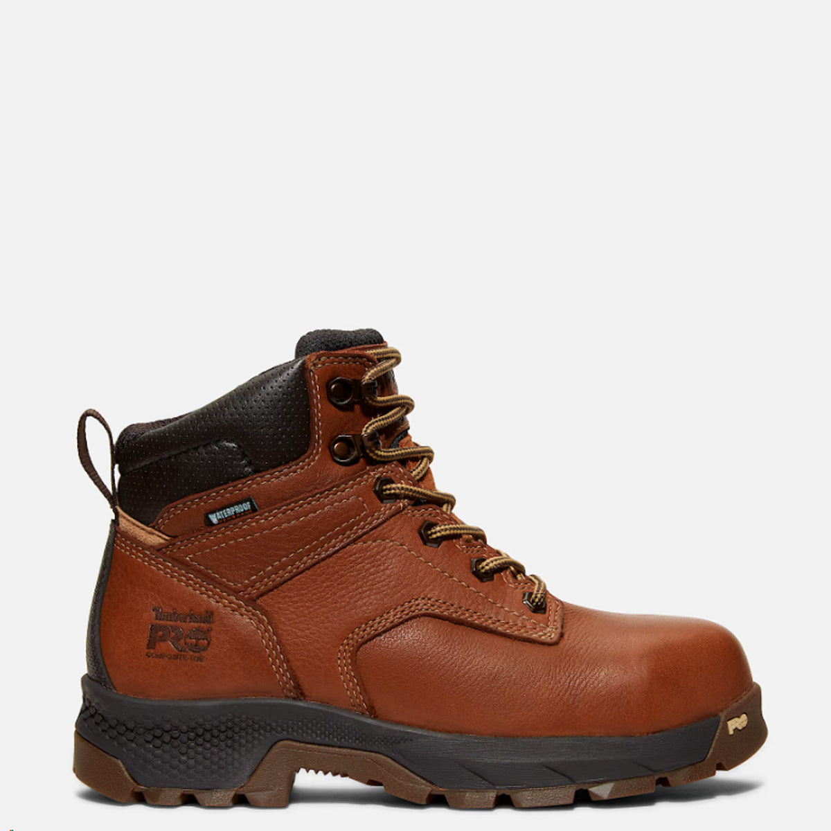 Timberland PRO Women's TiTAN EV 6" Waterproof Comp Toe Work Boot Work Boots Timberland PRO Brown 10 M