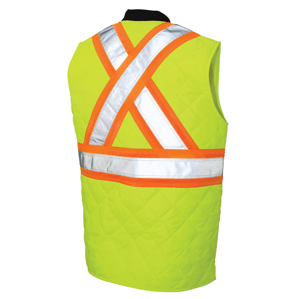 Tough Duck Men's Quilted Safety Freezer Vest Vests Tough Duck