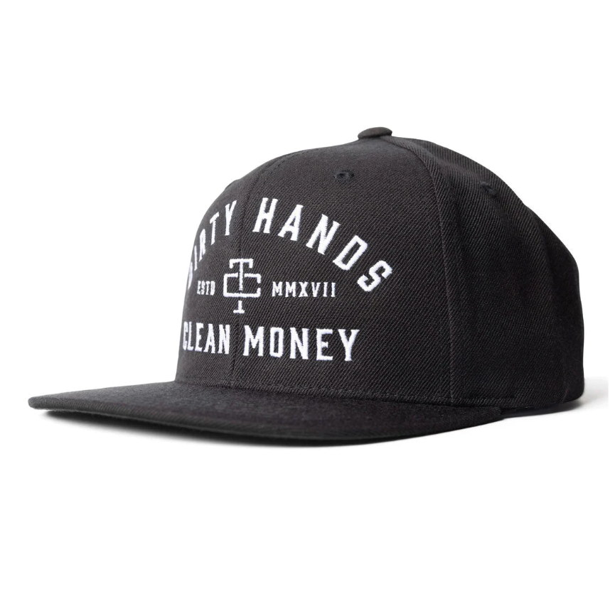 Troll Co. "Dirty Hands Clean Money" Classic Snapback Cap - Work World - Workwear, Work Boots, Safety Gear