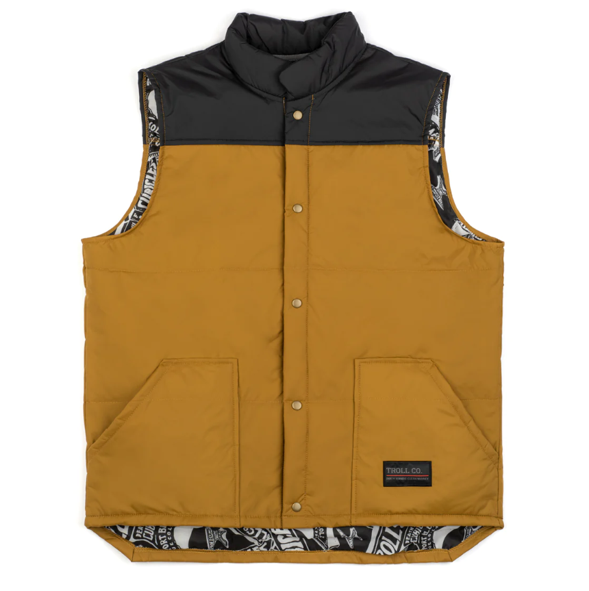 Troll Co. Redford Snap-Front Graphic Lined Vest - Work World - Workwear, Work Boots, Safety Gear