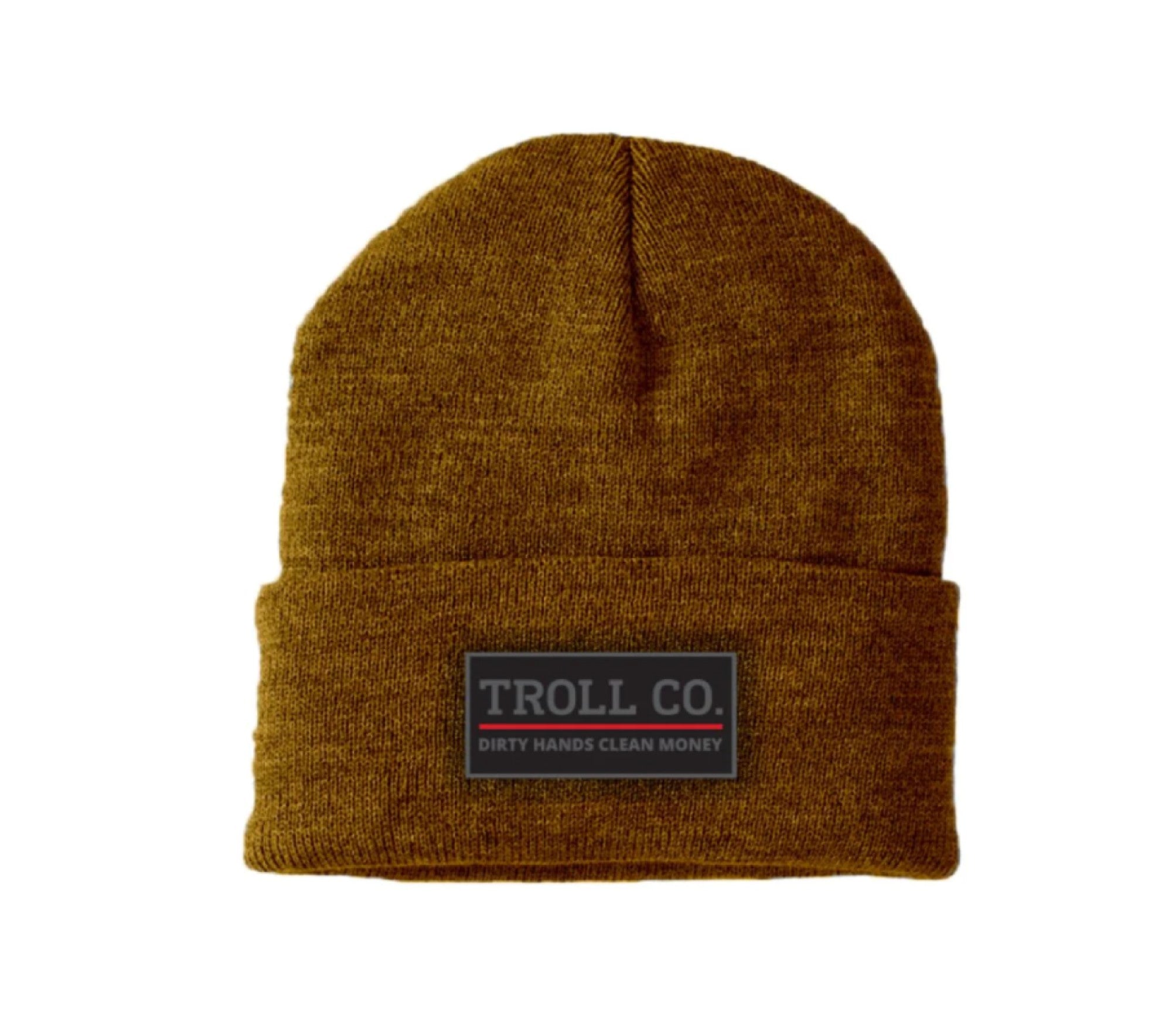 Troll Co. Premium Logo Patch Knit Beanie - Work World - Workwear, Work Boots, Safety Gear