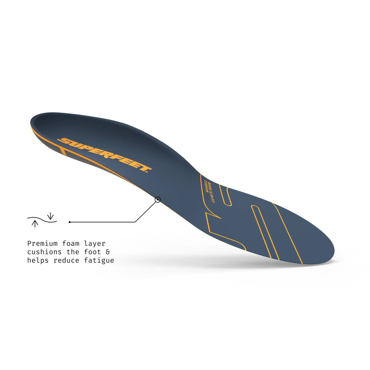 Superfeet Work Slim-Fit Cushion Insole Footwear Accessories Superfeet