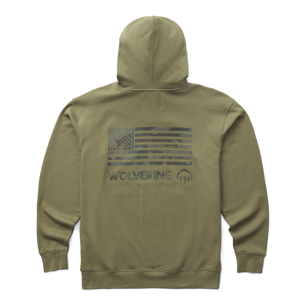 Wolverine Men's Novelty Logo Graphic Hoodie Sweatshirts & Hoodies Wolverine Light Olive 2XL Reg