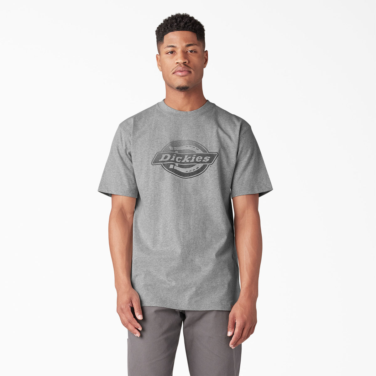Dickies Men&#39;s Logo Graphic Crewneck Short Sleeve T-Shirt - Work World - Workwear, Work Boots, Safety Gear