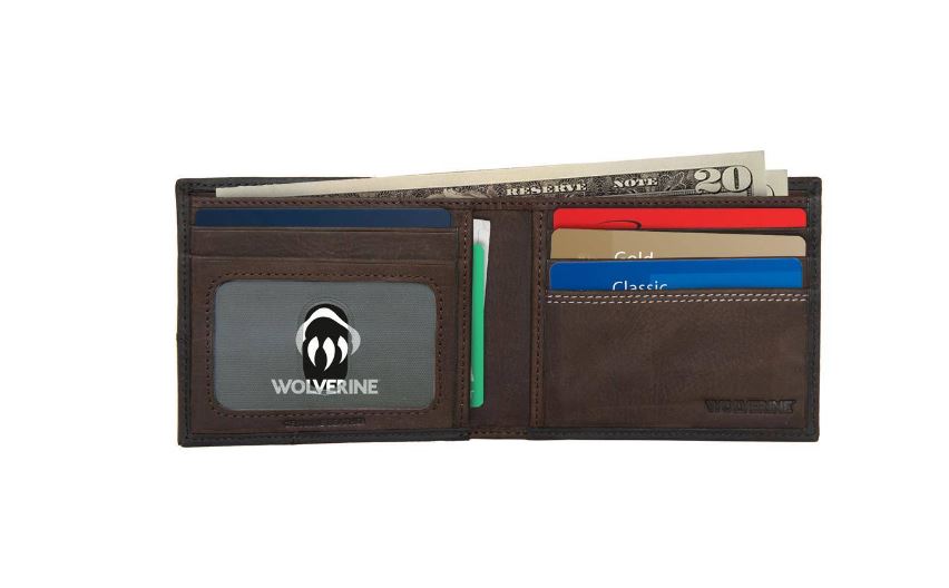 Wolverine I-90 DuraShocks® Bifold RFID Leather Wallet - Work World - Workwear, Work Boots, Safety Gear