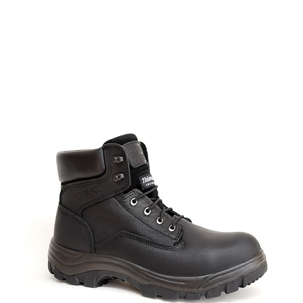 Safety Work Boots Mens NEW w/Tags & Box Black Steel Toe Black Work Boots- sz. 12 Safety Works Adult unisex Black/black Waterproof Steel Toe  main image 4