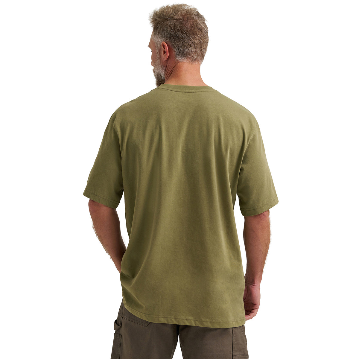 Wrangler Men's RIGGS Workwear® Short Sleeve Relaxed Henley Work Shirts Wrangler RIGGS