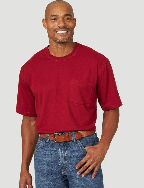 Wrangler® RIGGS® Men&#39;s Performance Short Sleeve Pocket T-Shirt - Work World - Workwear, Work Boots, Safety Gear