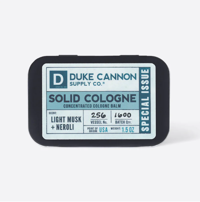 Duke Cannon Solid Cologne Lt Musk + Neroli - Work World - Workwear, Work Boots, Safety Gear