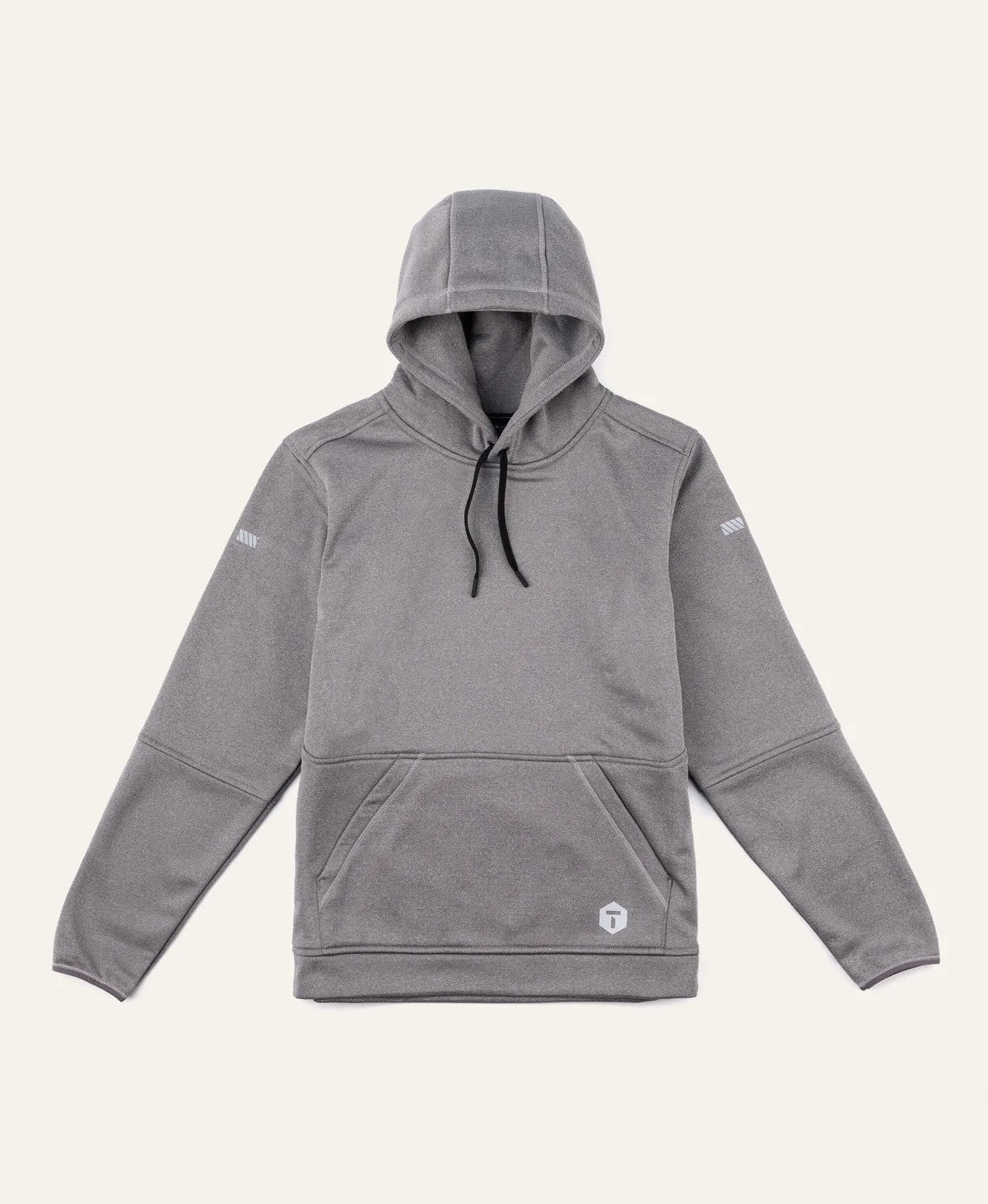 TRUEWERK Men's M2 Grid Pullover Lighweight Hoodie Sweatshirts & Hoodies TRUEWERK Heathered Grey 2XL Reg