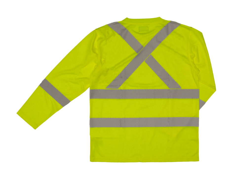 Tough Duck Class 1 L/S Safety T-Shirt - Work World - Workwear, Work Boots, Safety Gear
