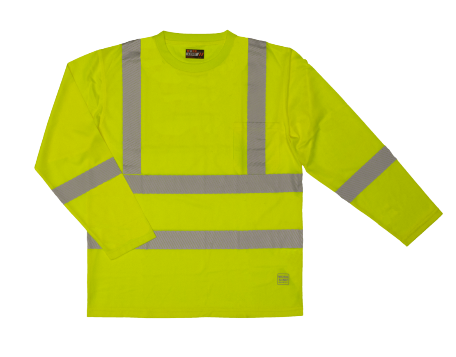 Tough Duck Class 1 Long Sleeve Safety T-Shirt - Work World - Workwear, Work Boots, Safety Gear
