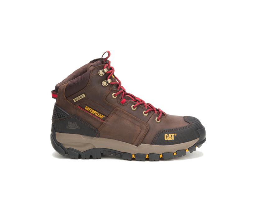 CAT Men's Navigator Mid Waterproof Boot Work Boots CAT Clay 10 M