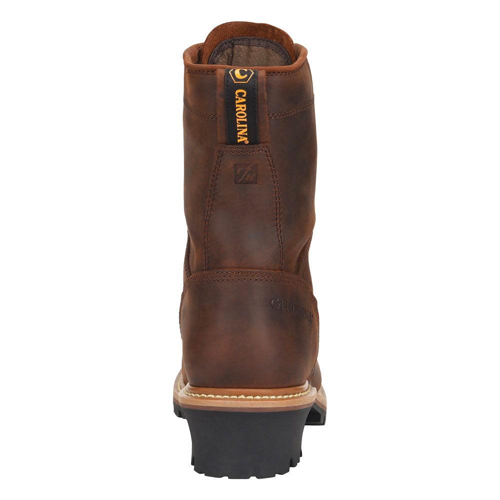 Carolina Men's Spruce Waterproof 8" Steel Toe Work Boot Logger Boots Carolina