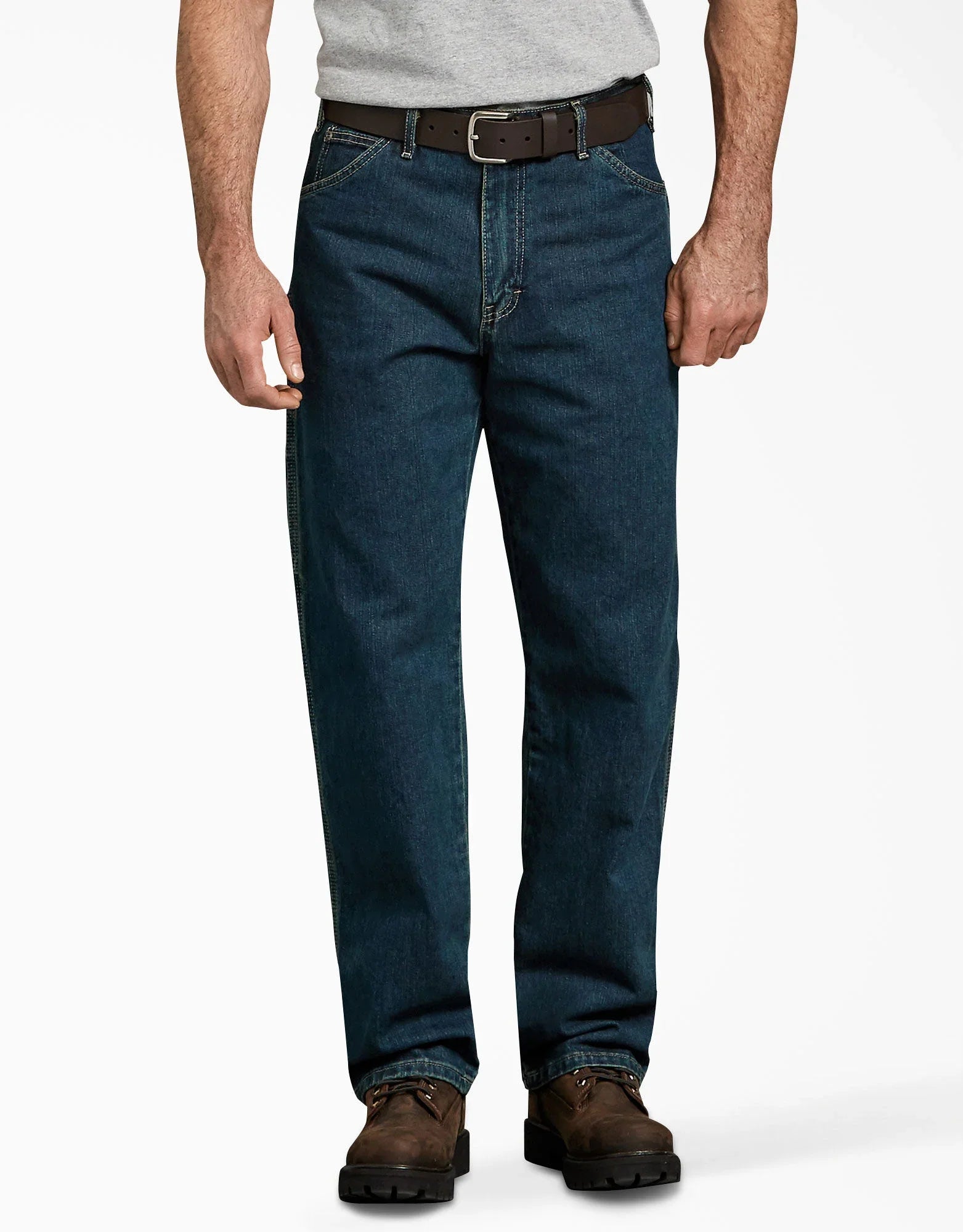 Dickies Men's Relaxed Fit Carpenter Denim Jean_Tinted Heritage Khaki - Work World - Workwear, Work Boots, Safety Gear