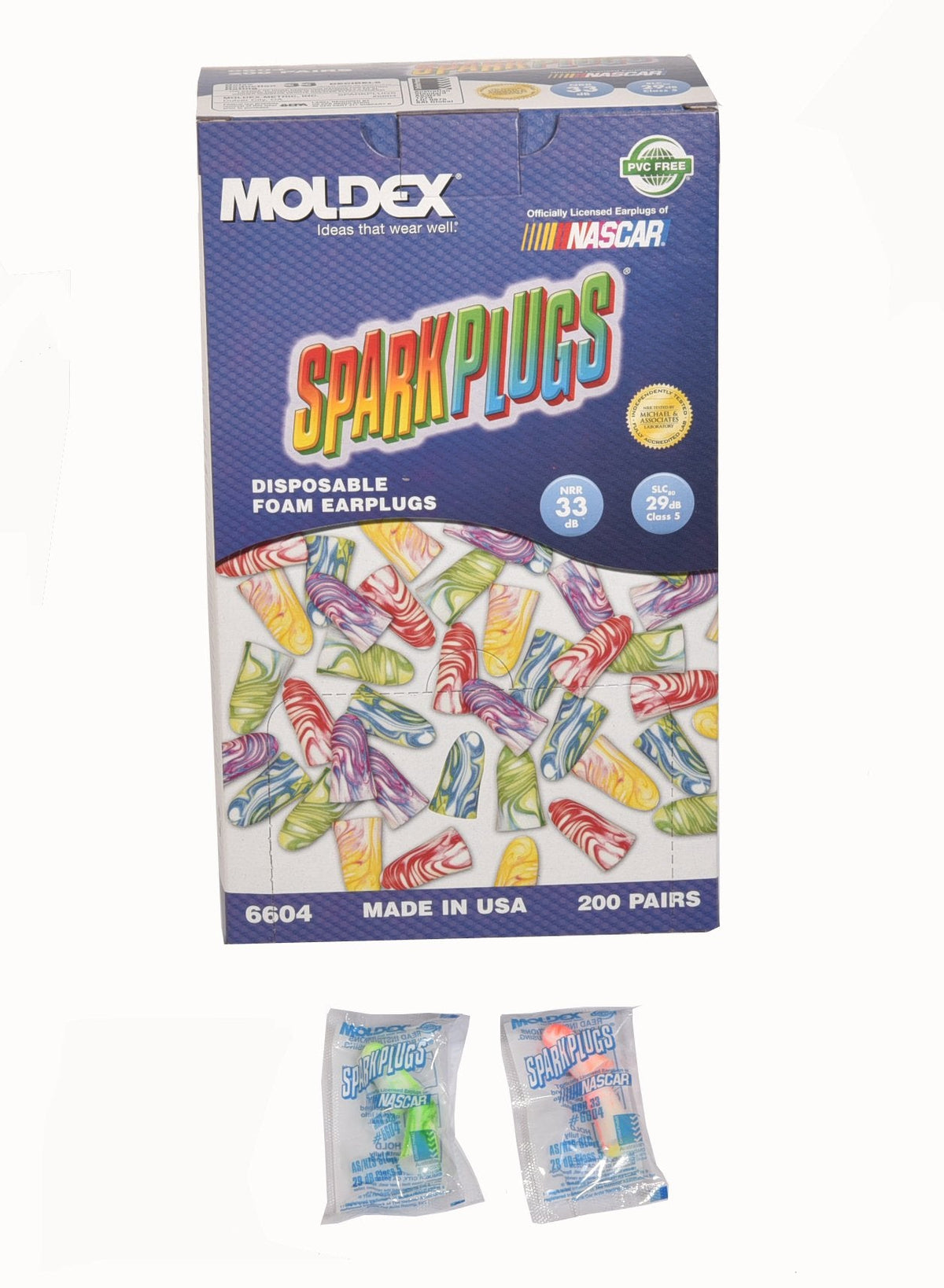Moldex Sparkplug Foam Earplugs Safety Accessories Moldex
