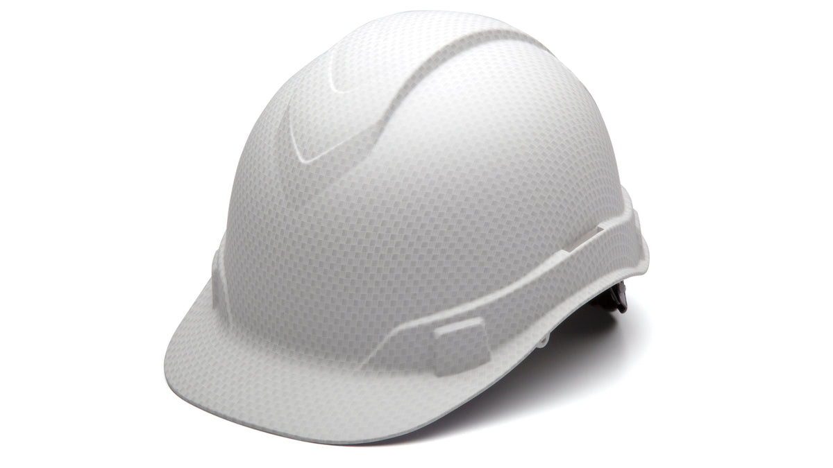 Pyramex Ridgeline Style Graphite Hard Hat_White Matte Hard Hats & Accessories Pyramex White Matte OS