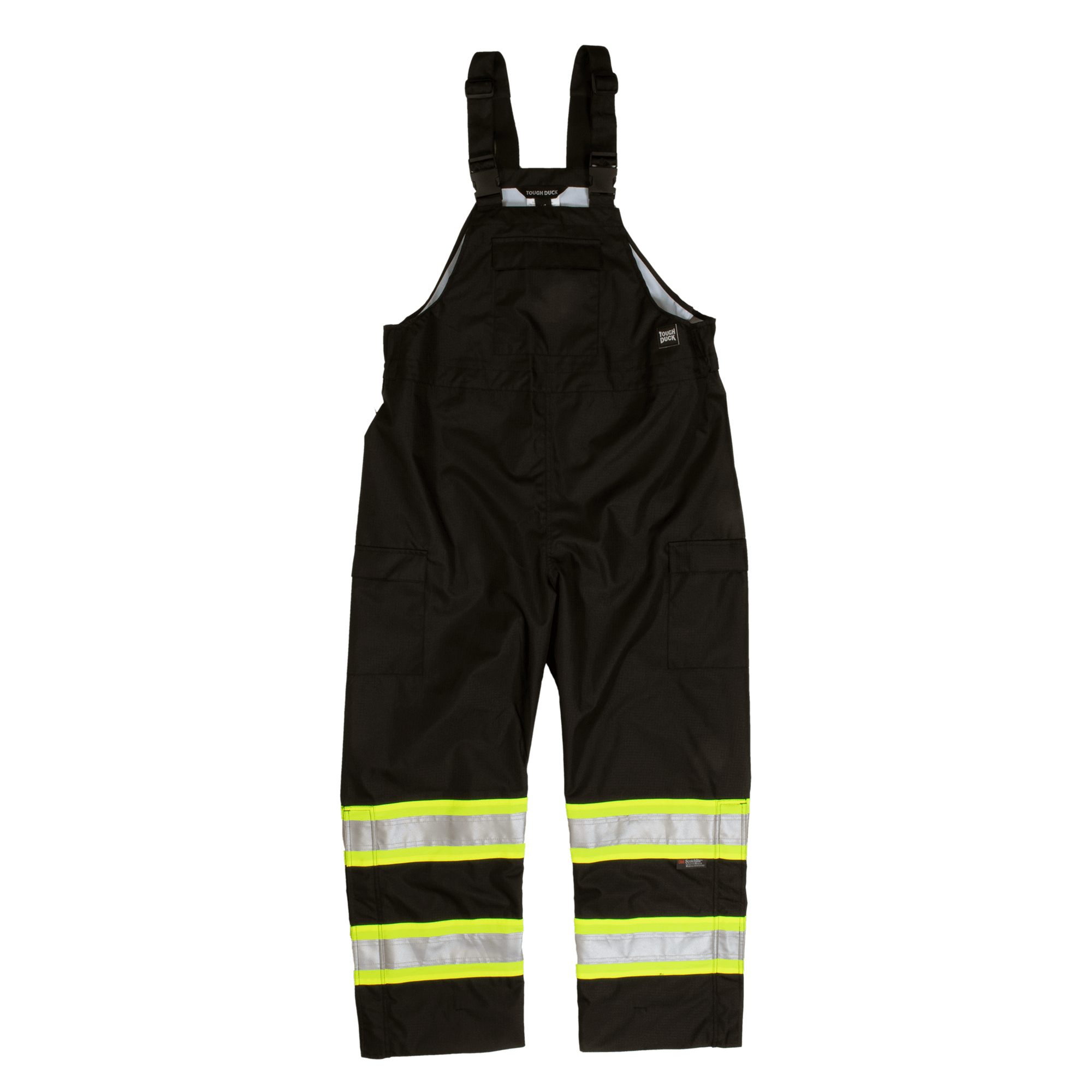 Tough Duck Class E Hi-Vis Waterproof Safety Rain Bib Overall - Work World - Workwear, Work Boots, Safety Gear