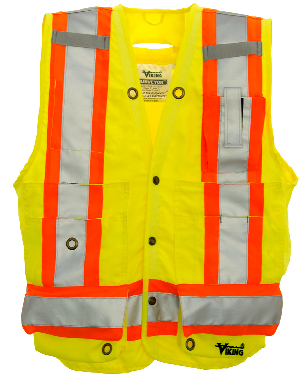 Viking Hi-Vis Surveyor Safety Vest - Work World - Workwear, Work Boots, Safety Gear