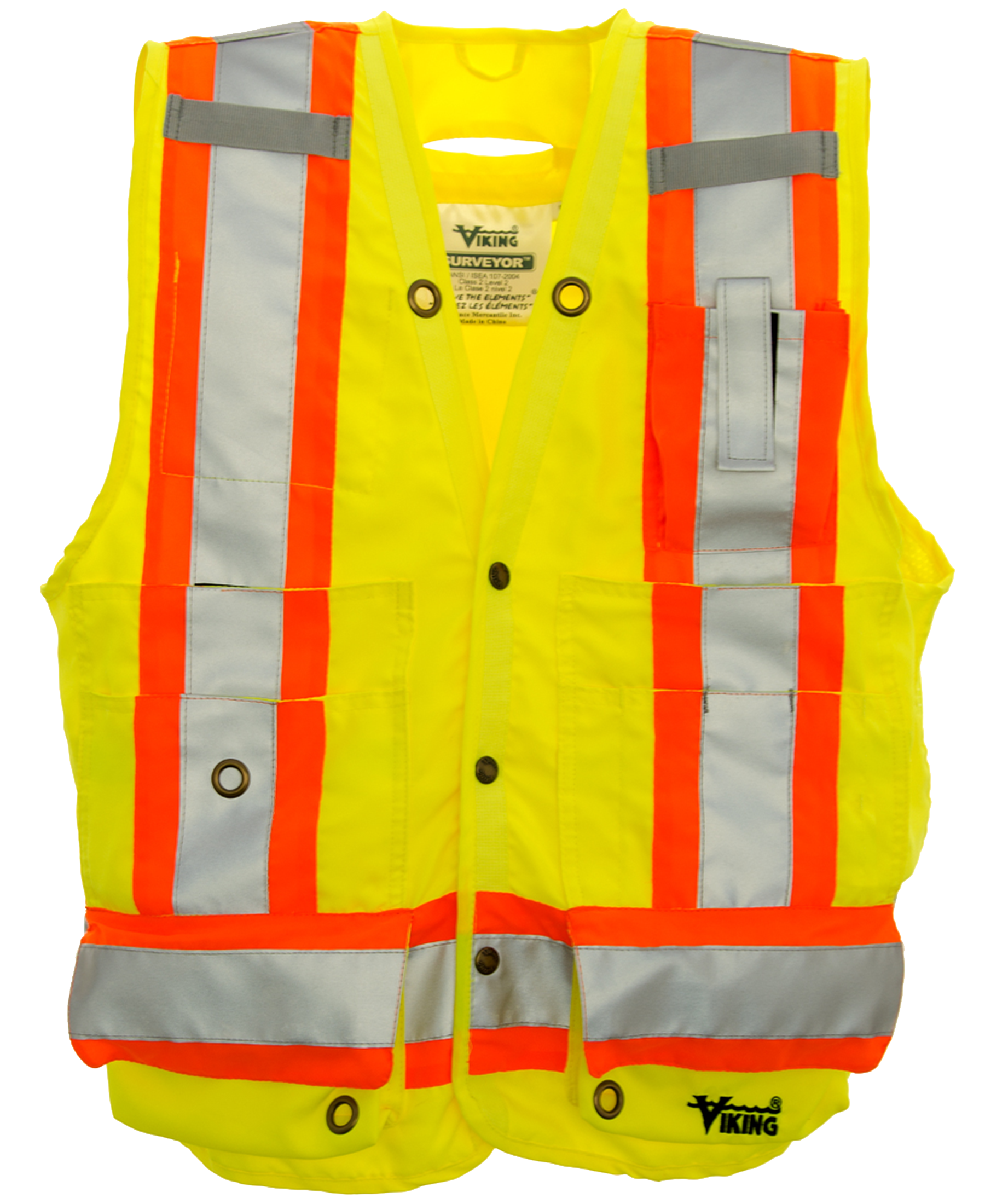 Viking Hi-Vis Surveyor Safety Vest - Work World - Workwear, Work Boots, Safety Gear