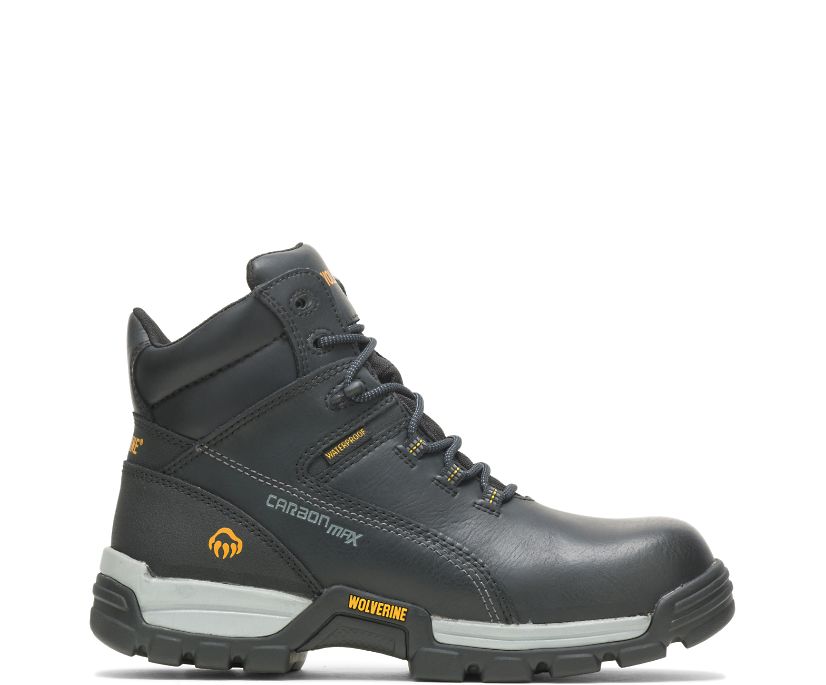Wolverine Men's Tarmac 6" Comp Toe Work Boot Work Boots Wolverine Black 10 M