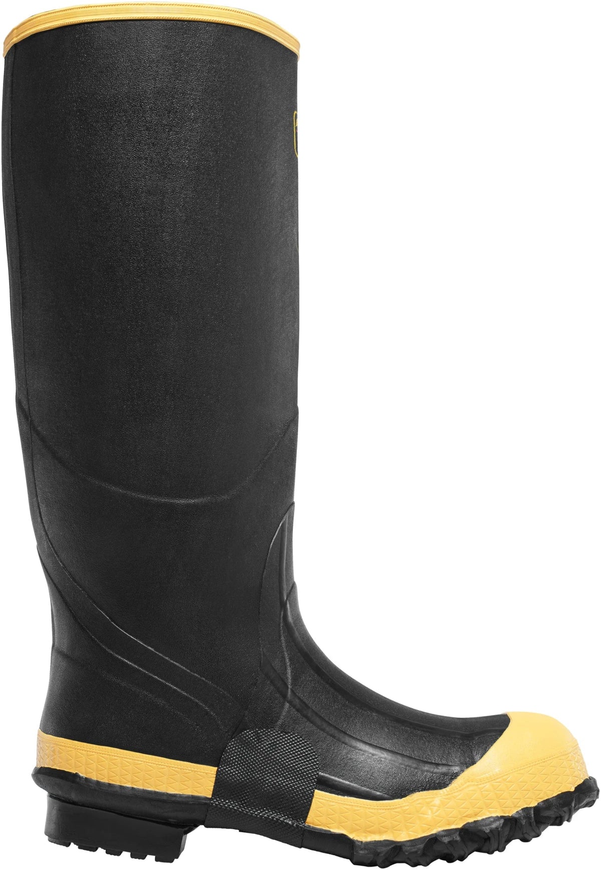 LaCrosse Men's Premium Knee 16" Waterproof Steel Toe Rubber Boot Rubber Boots LaCrosse Black 10 M