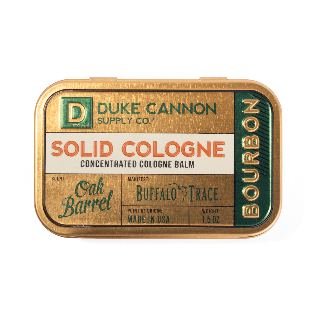 Duke Cannon Bourbon Solid Cologne - Work World - Workwear, Work Boots, Safety Gear