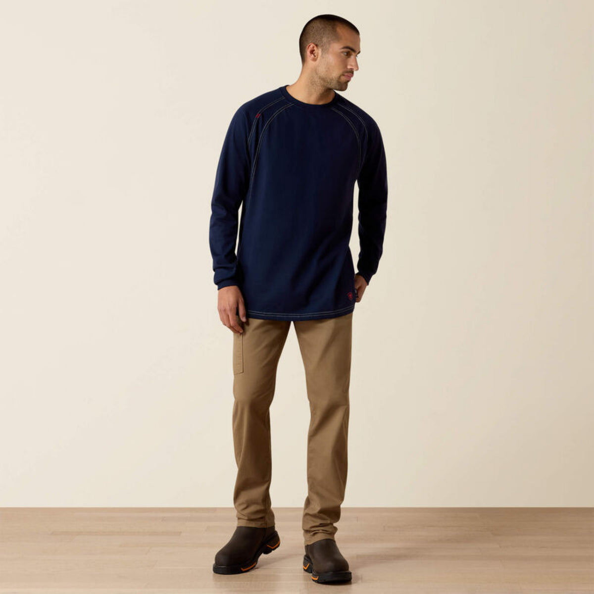 Ariat Men's Flame Resistant Work Crew Long Sleeve T-Shirt