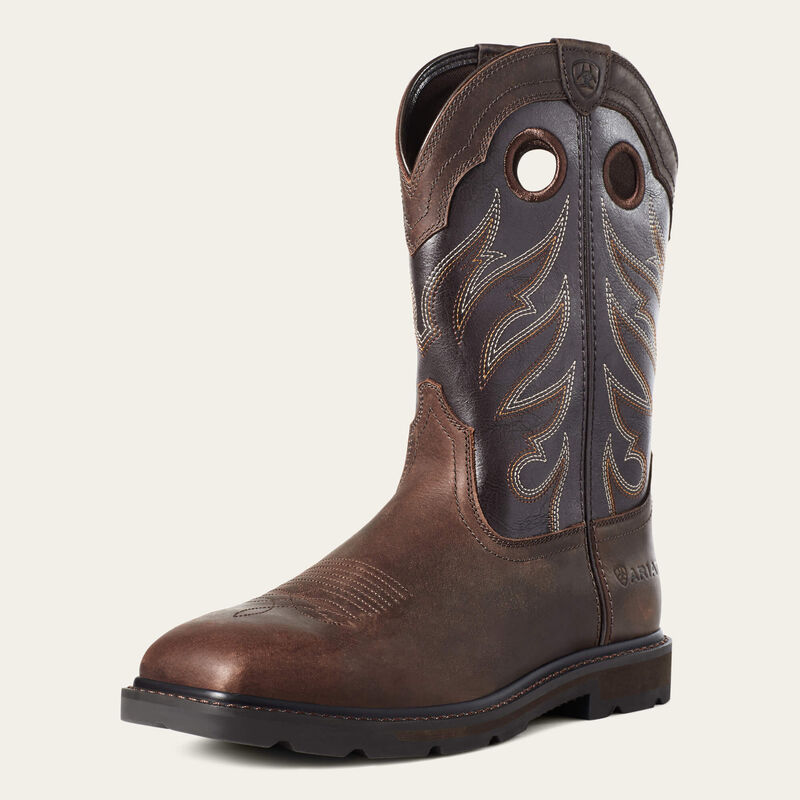 Ariat Men's Groundwork 11" EH Slip Resistant Western Boot Western Boots Ariat
