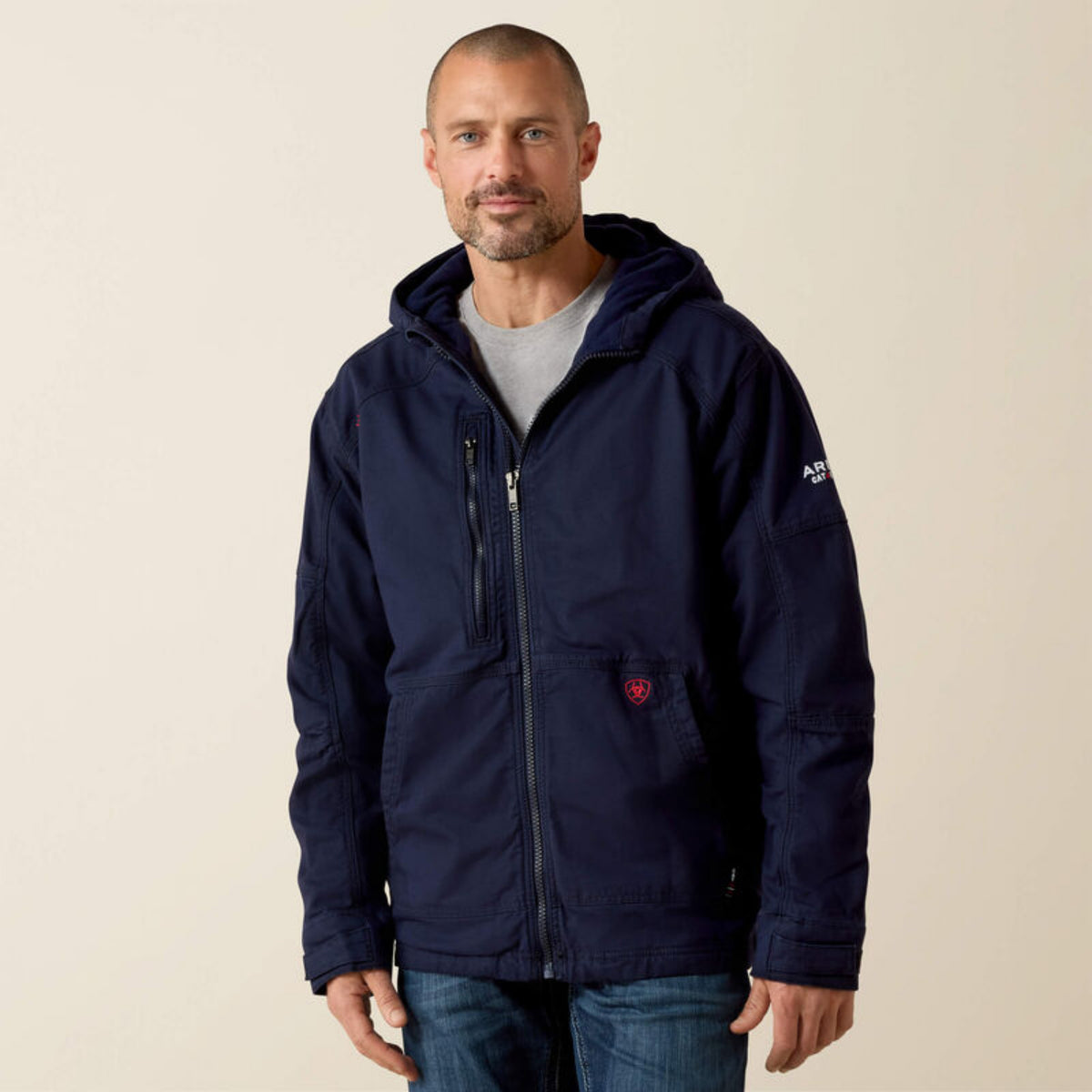 Ariat Men's FR DuraLight Cordura Canvas Jacket Jackets & Coats Ariat Navy 2XL Reg