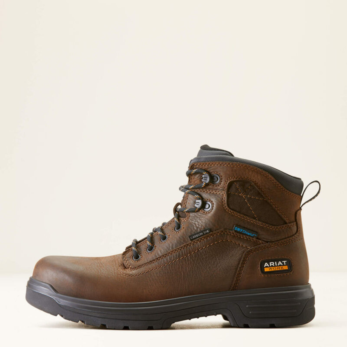 Ariat Men's Turbo Waterproof Carbon Toe Work Boot Work Boots Ariat Rich Brown 10 2E