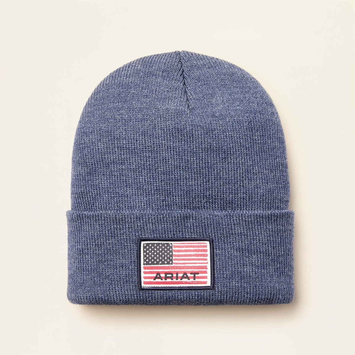 Ariat Men's Rebar American Flag Patch Beanie - Work World - Workwear, Work Boots, Safety Gear